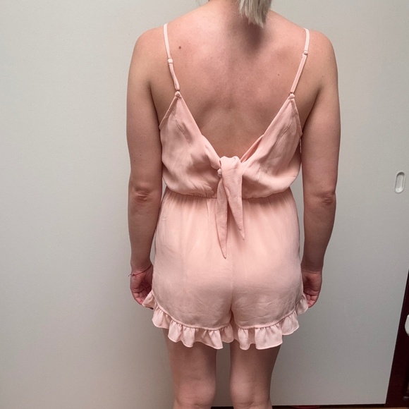 Alythea Peach Romper - Picture 6 of 7